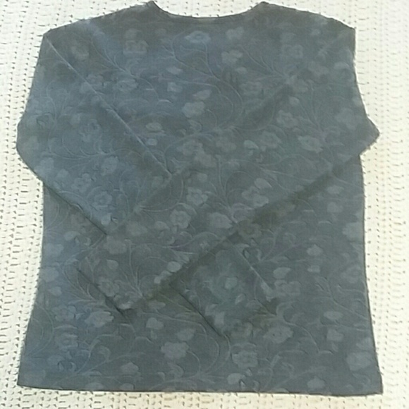 Jacquard Pattern Knit Top Size Medium - Picture 2 of 7